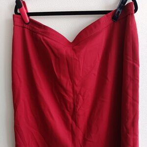 Professional-Style Red Skirt from Basler